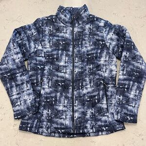 North Face Thermoball Nanopuff Jacket - Blue Tie Dye - Women’s M